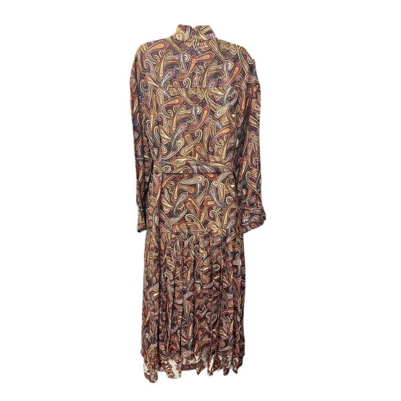 ULLA JOHNSON Paisley Print Wool Twill Adira Dress NWT Size 0 - Picture 8 of 12